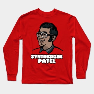 Synthesizer Patel / Retro Synth Geek Design Long Sleeve T-Shirt